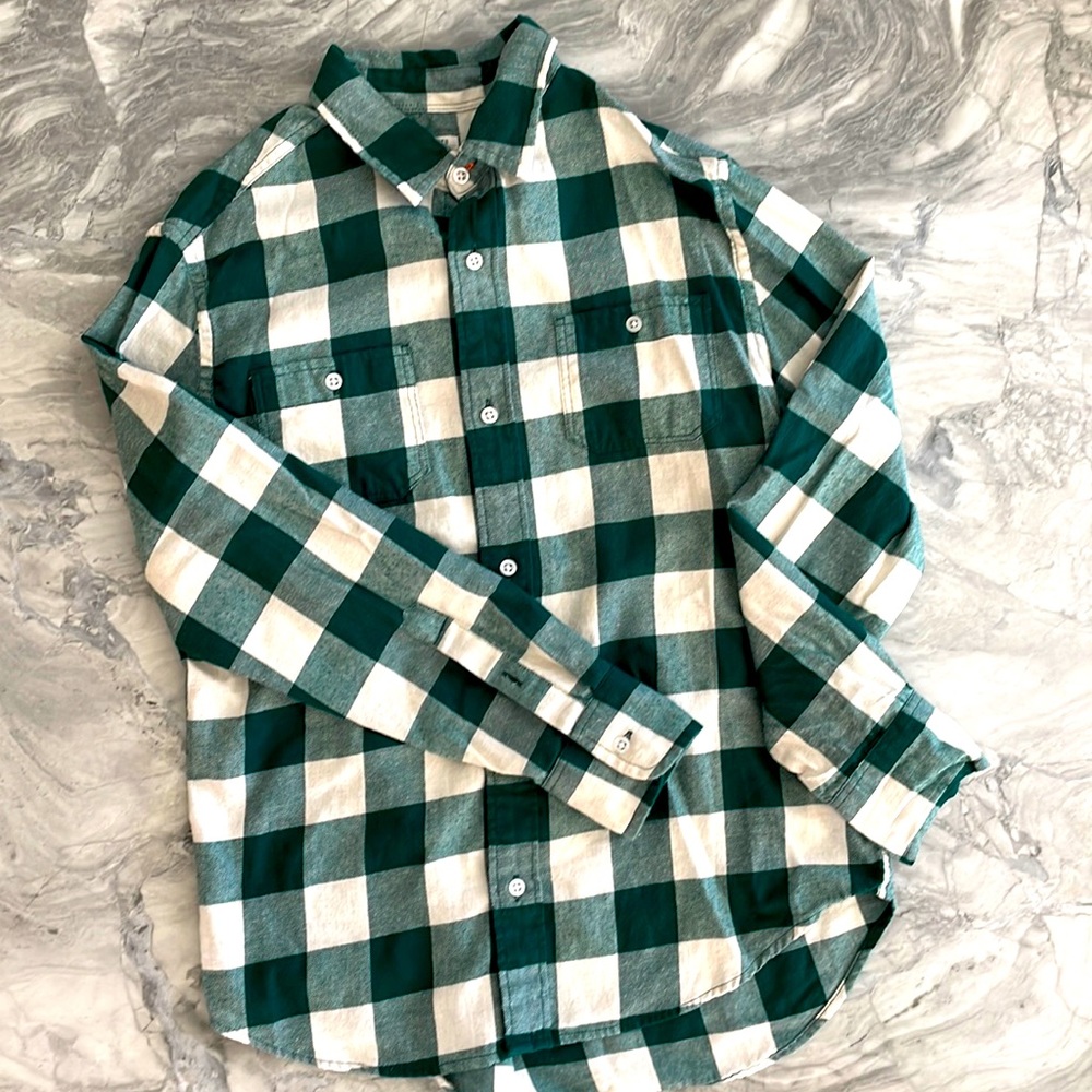 COPY - Green buffalo check flannel